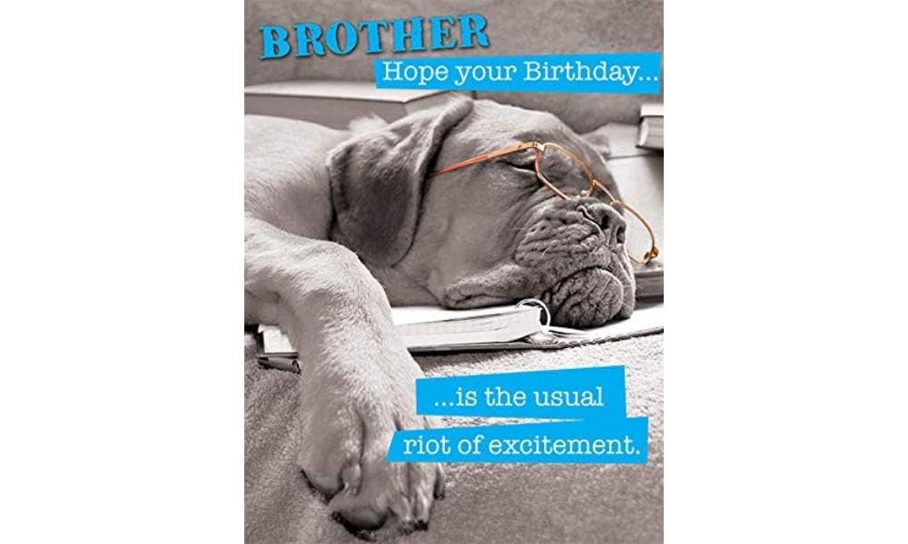 Piccadilly Greetings Brother Birthday Card | 8 x 6 Inches | Multicolor 1