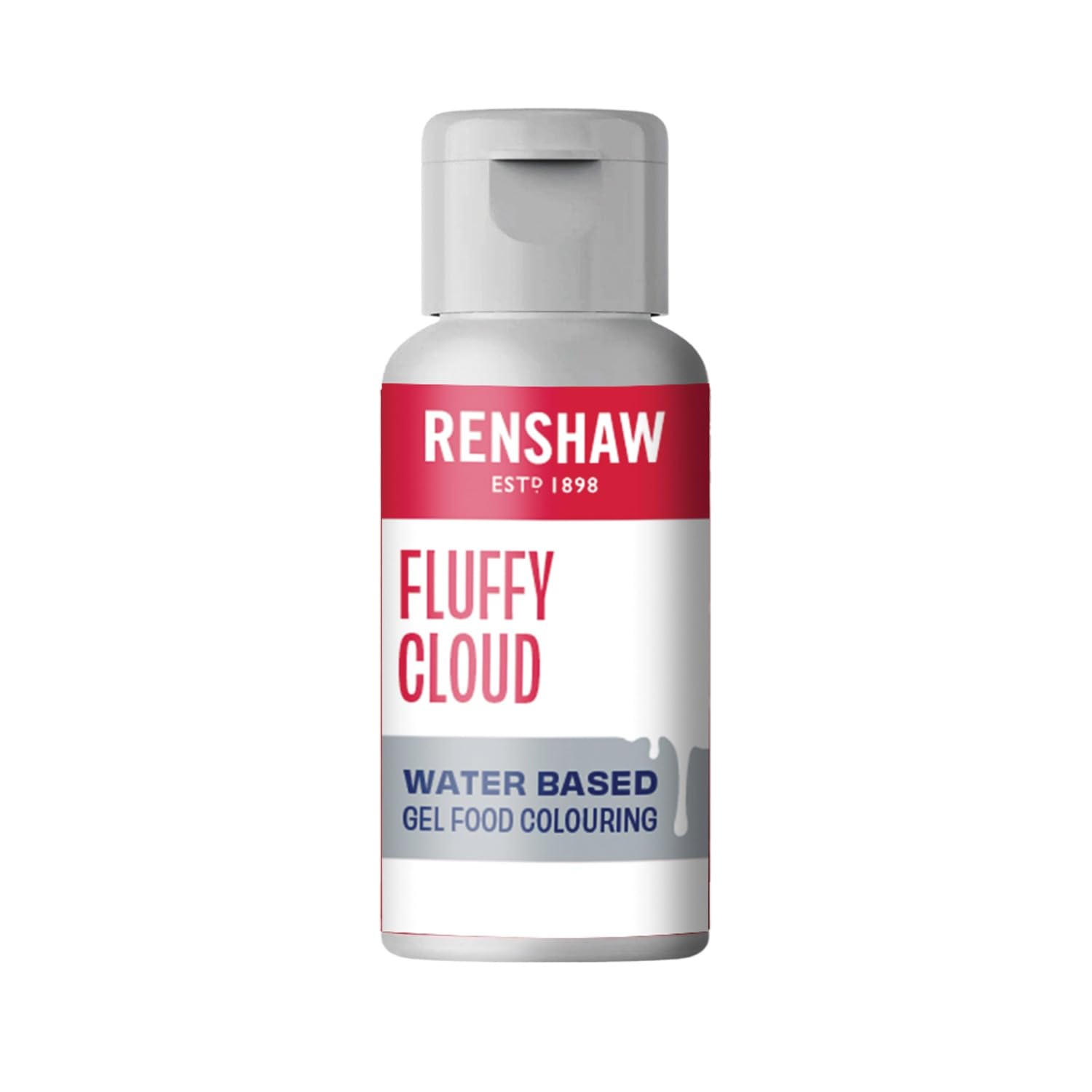 Renshaw Water Based Gel Food Colouring - Fluffy Cloud White | 20g Gel