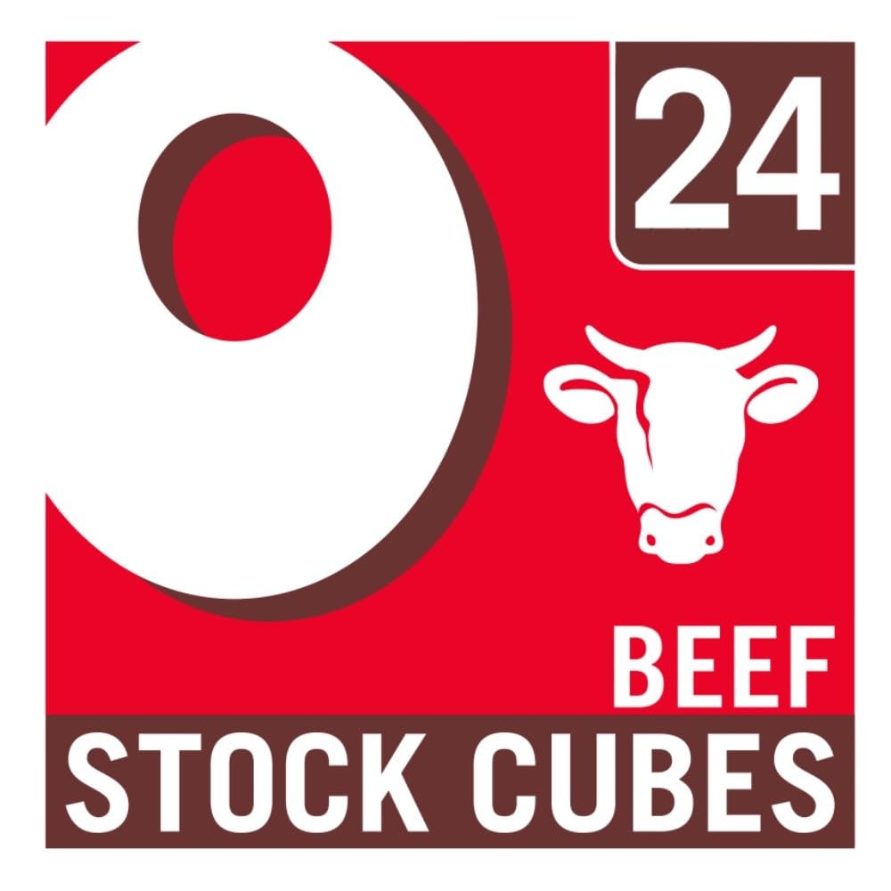 OXO Beef Stock Cubes - Rich & Savoury Flavour | 24 Cubes | 142g