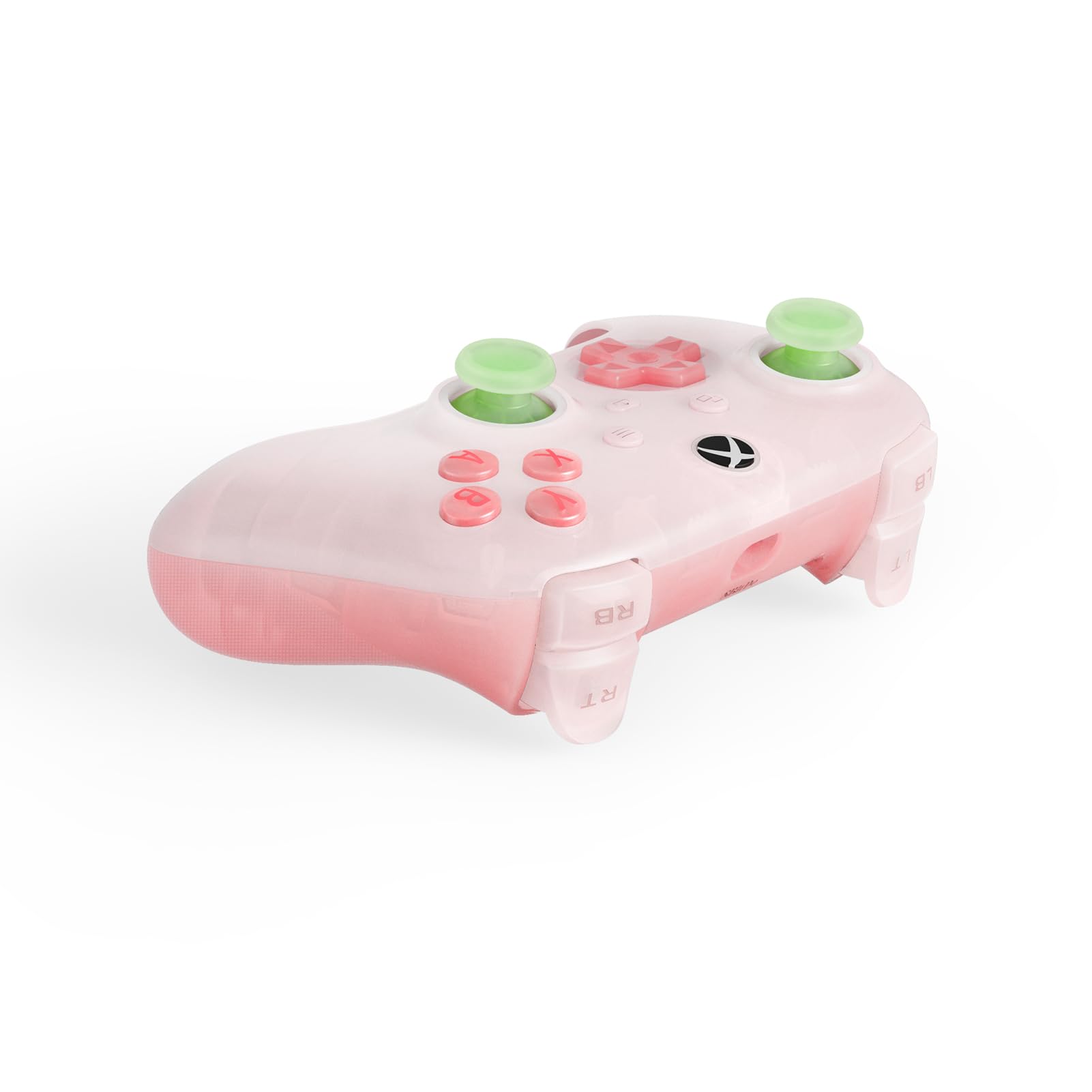 8Bitdo Ultimate Mini Wired Controller for Xbox - Pink, RGB Fire Ring, Hall Effect Joysticks