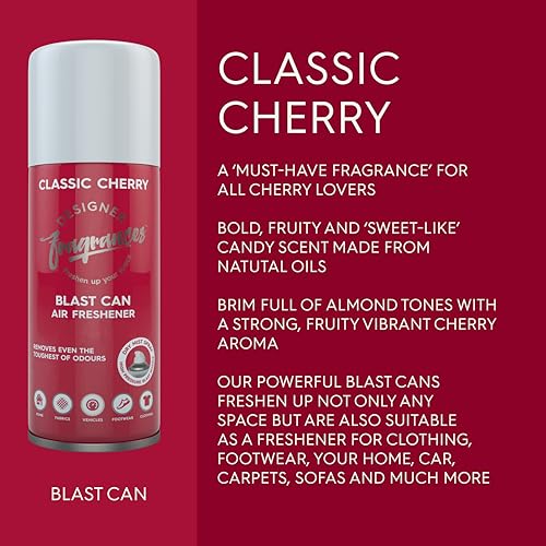 Designer Fragrances - 6 Pack Favourites Bundle Air Freshener Blast Cans