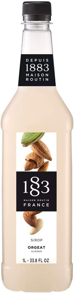 1883 Maison Routin Almond Syrup - Premium Beverage Syrup 1000ml