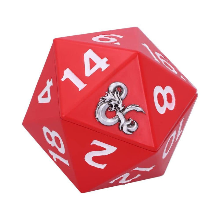 Nemesis Now Dungeons & Dragons D20 Dice Storage Box Red Resin