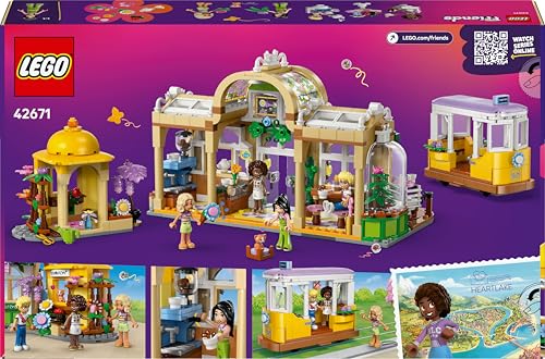 LEGO Friends Plant Café & Flower Shop - Building Set with 4 Mini Dolls and Tram, 1138 Pieces 19