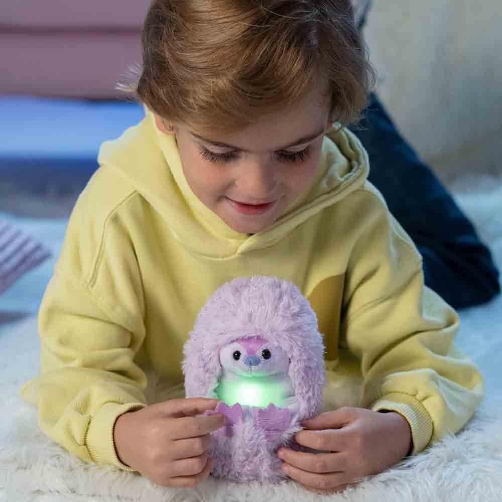 Curlimals Pip Penguin Arctic Glow Interactive Plush Toy - Light-Up & Talking Soft Toy for Kids 17