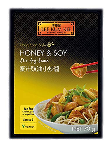 Lee Kum Kee Asian Stir Fry Sauce Bundle (4 Pack) - Black Bean & Garlic, Honey & Soy, Sichuan Kung Pao, Rich & Savoury Noodle 3