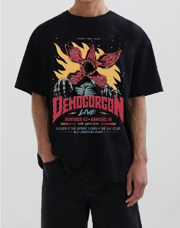 Demogorgon Graphic T-Shirt - Black (2XL)