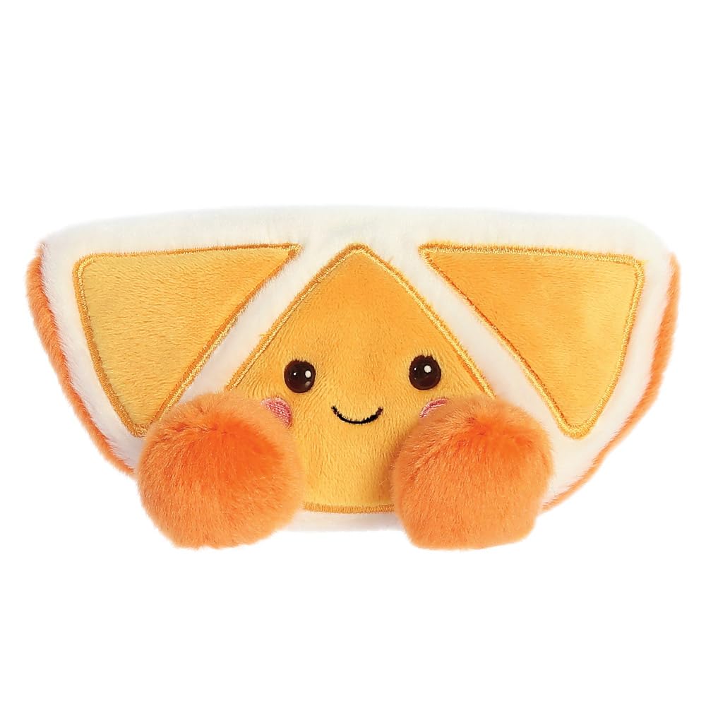 AURORA Palm Pals Tucker Mandarin Stuffed Toy - 5In, Orange & White | Suitable from Birth