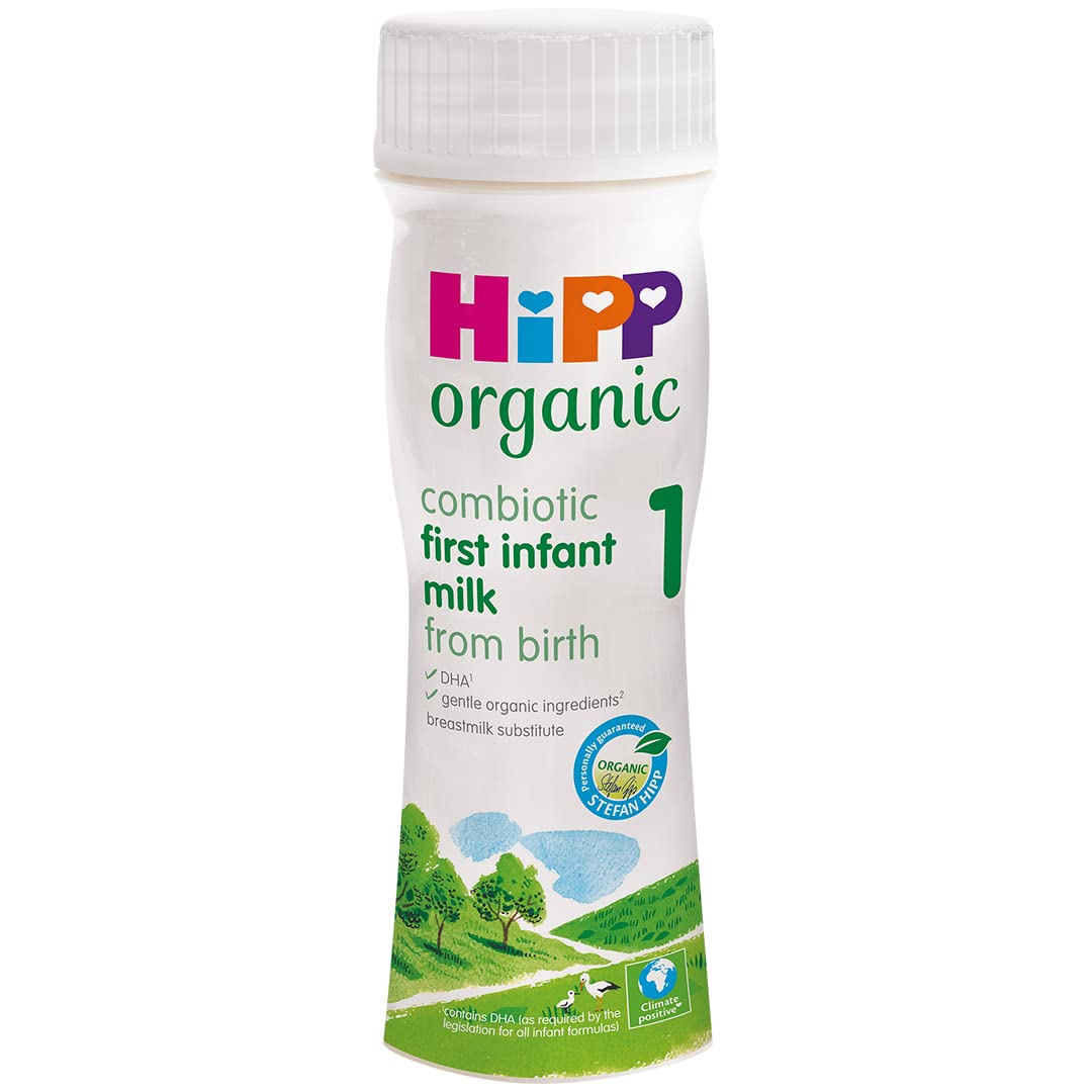 HiPP Organic 1 First Milk Ready to Feed 200ml (Pack of 6) 2