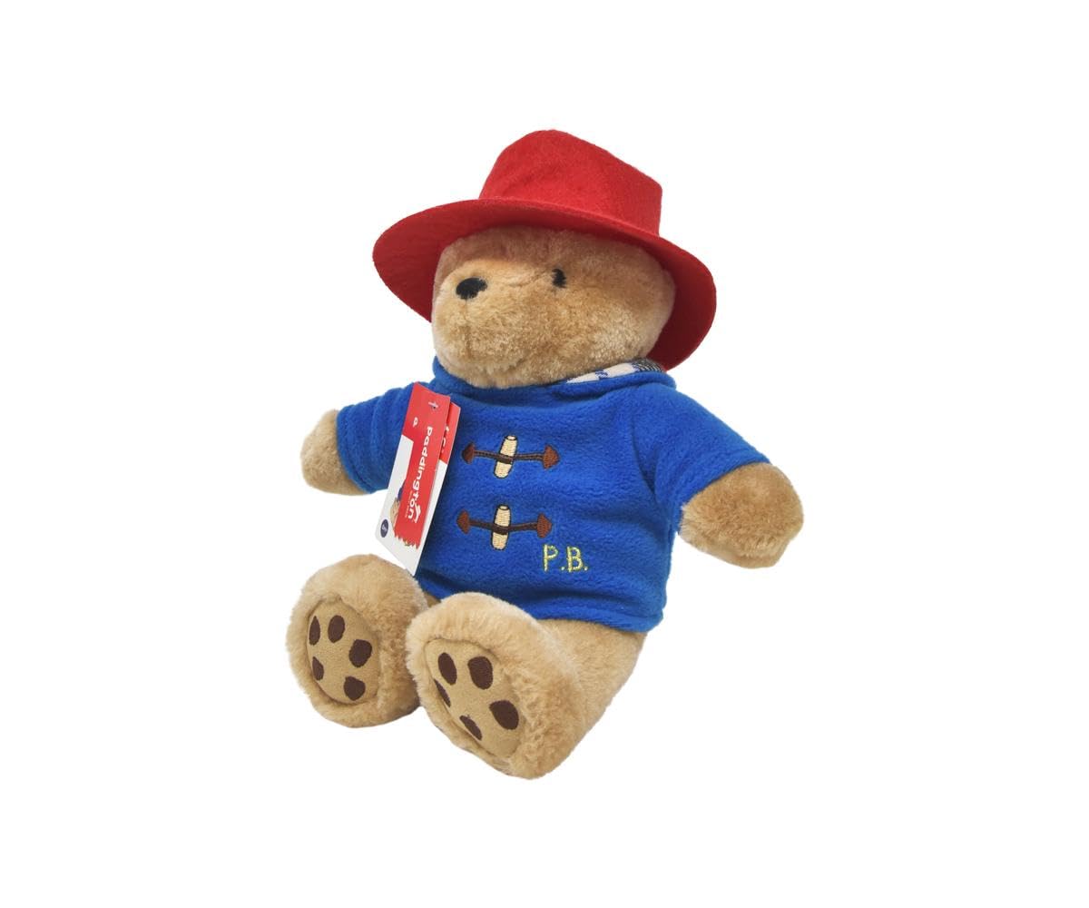 Rainbow Designs Small Classic Cuddly Paddington Bear - Blue & Red Plush Toy 8