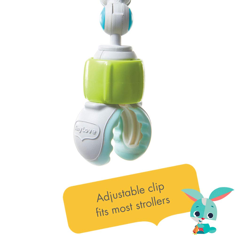 Tiny Love Sunny Stroll Activity Arch - Rattle Toys, Crinkly Textures, Baby-Activated Fan | 0m+
