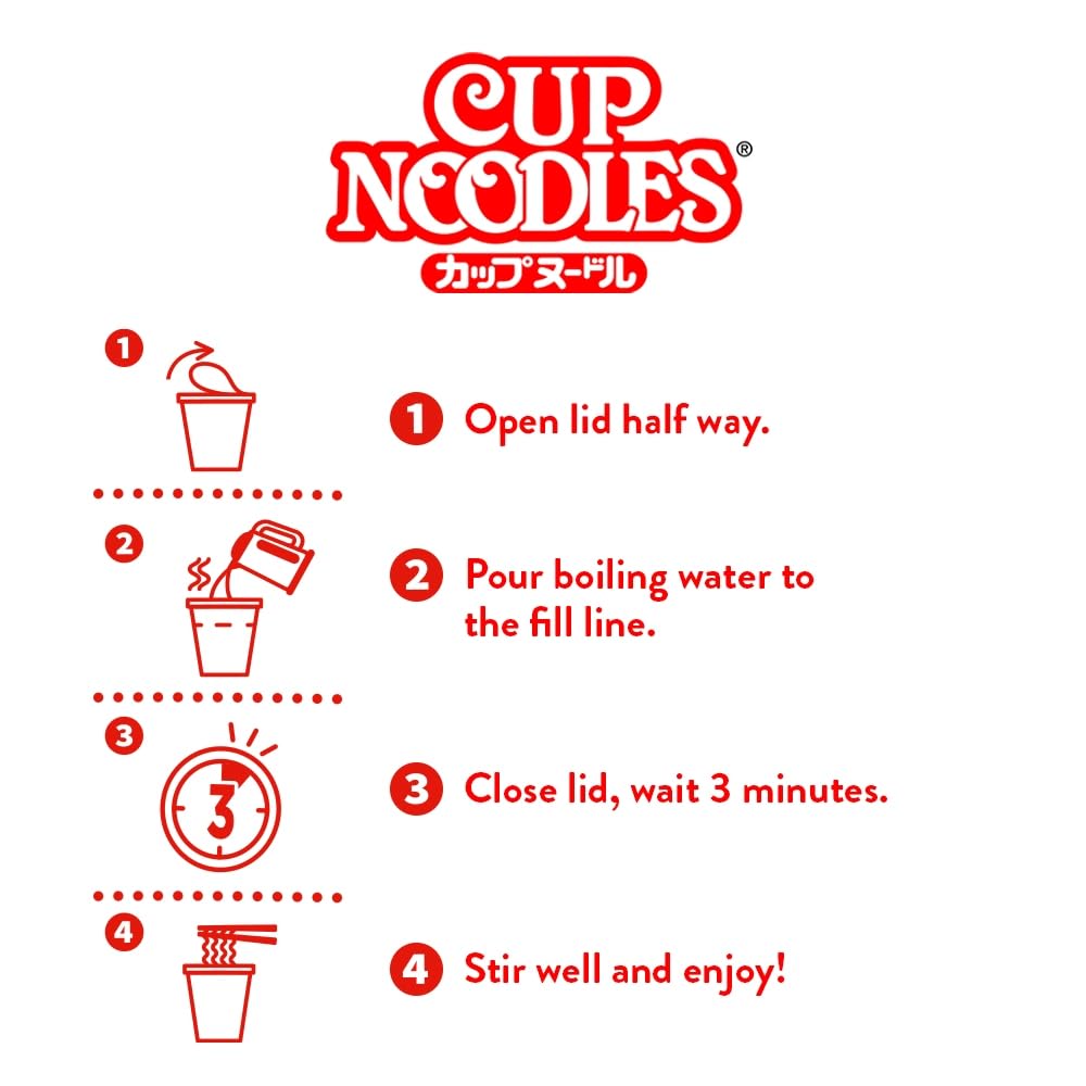 NISSIN Cup Noodles Chicken Teriyaki Flavoured Instant Noodles - 70g Pot (Pack of 8) 6
