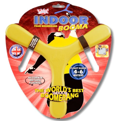 Wicked Vision - Indoor Foam Boomerang Booma Flying Sports Toy (WKIND)