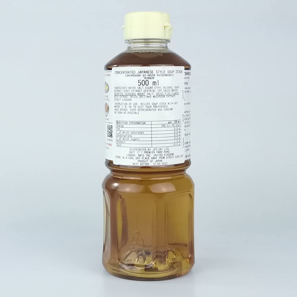 Ninben Shirodashi Concentrated Soup Stock - Japanese Dashi Concentrate | 500 ml