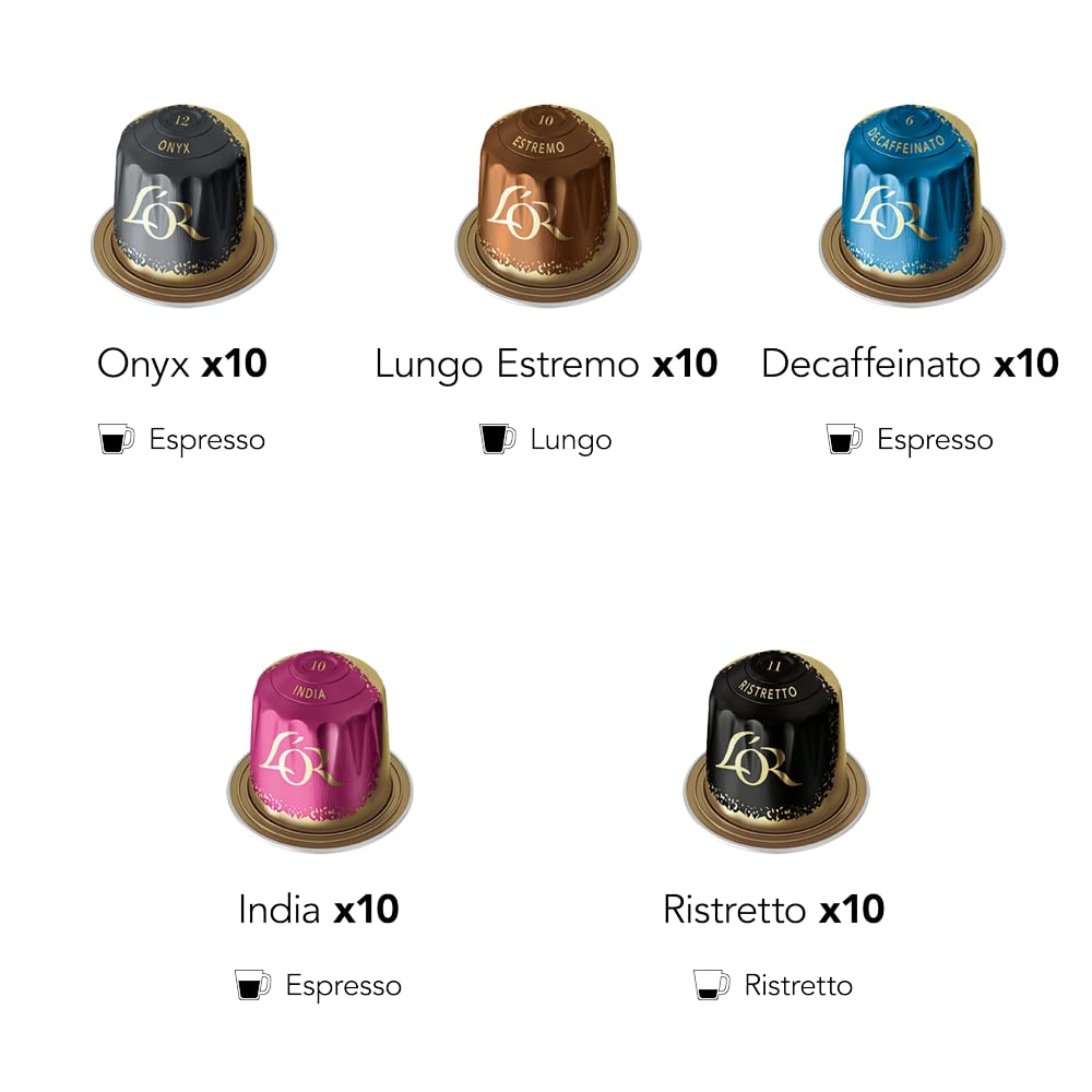 L"OR Grand Assortment Variety Bundle Coffee Pods x20 (Pack of 20, Total 200 Capsules) 9