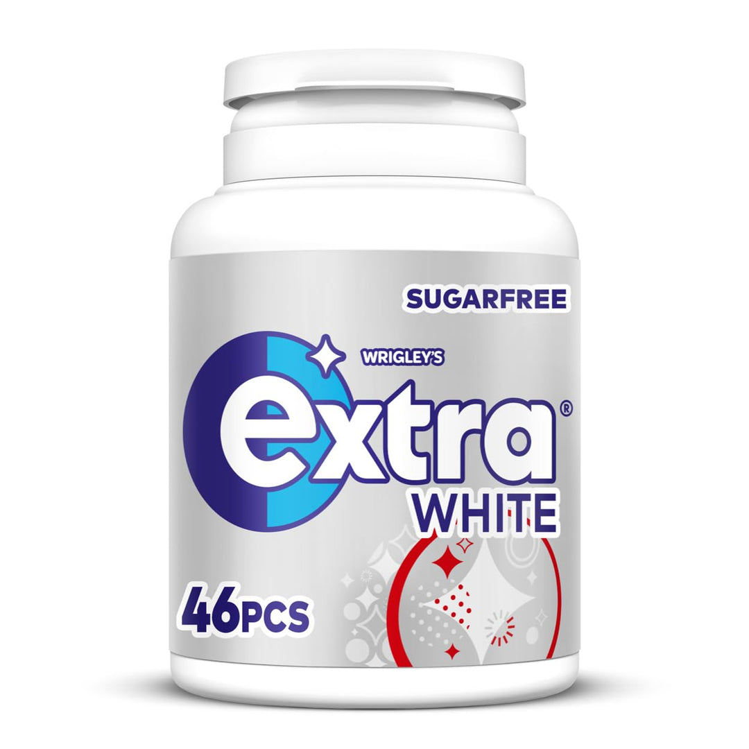 Extra - White Pellet Chewing Gum, Sugar-Free, 46 Pieces