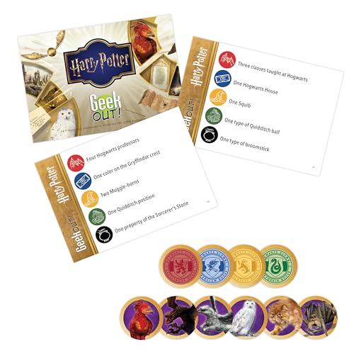 USAopoly Geek Out: Harry Potter Card Game