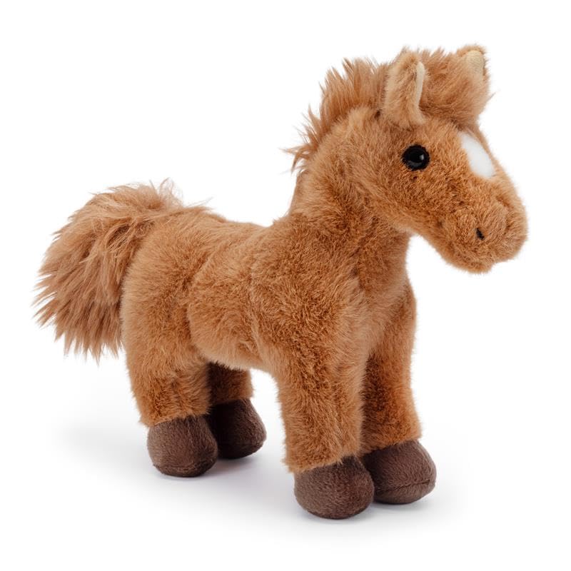 Zappi Co Light Brown Horse Plush Toy - 25cm Soft Stuffed Animal for Cuddles | Machine Washable 1