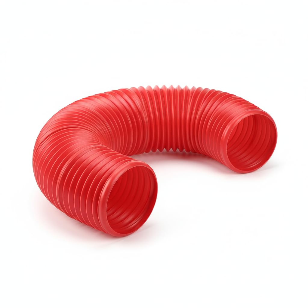 Snugglesafe Fun Tunnel - Flexible, Weatherproof Burrow for Rabbits & Guinea Pigs | Red