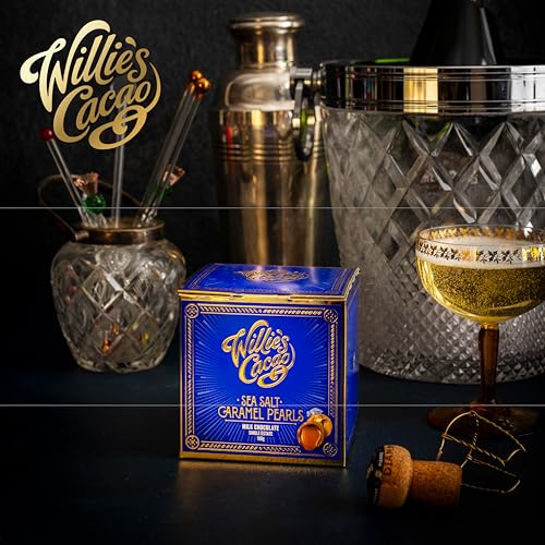 Willie's Cacao - Milk Chocolate Salted Caramel Pearls 150g – Gift Box of 20 Individually Wrapped Artisan Chocolates 9
