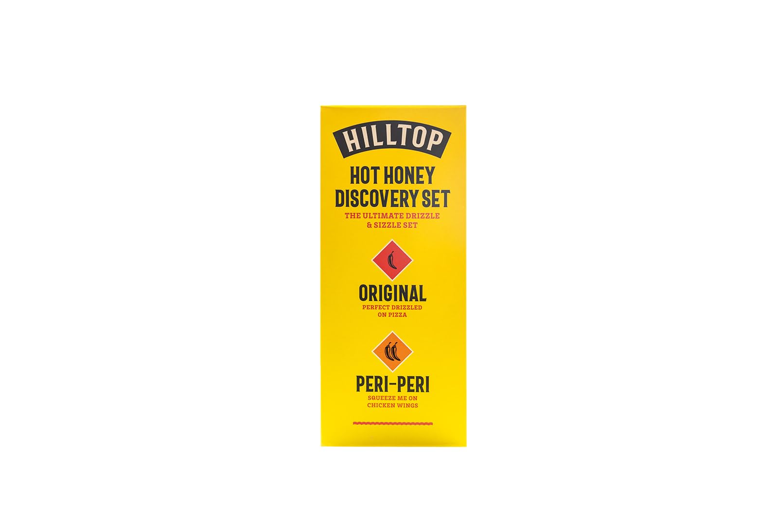 Hilltop Honey Hot Honey Discovery Set - Original, Smoky Chipotle, Peri Peri, Sweet Chilli | 4 x 350g 5