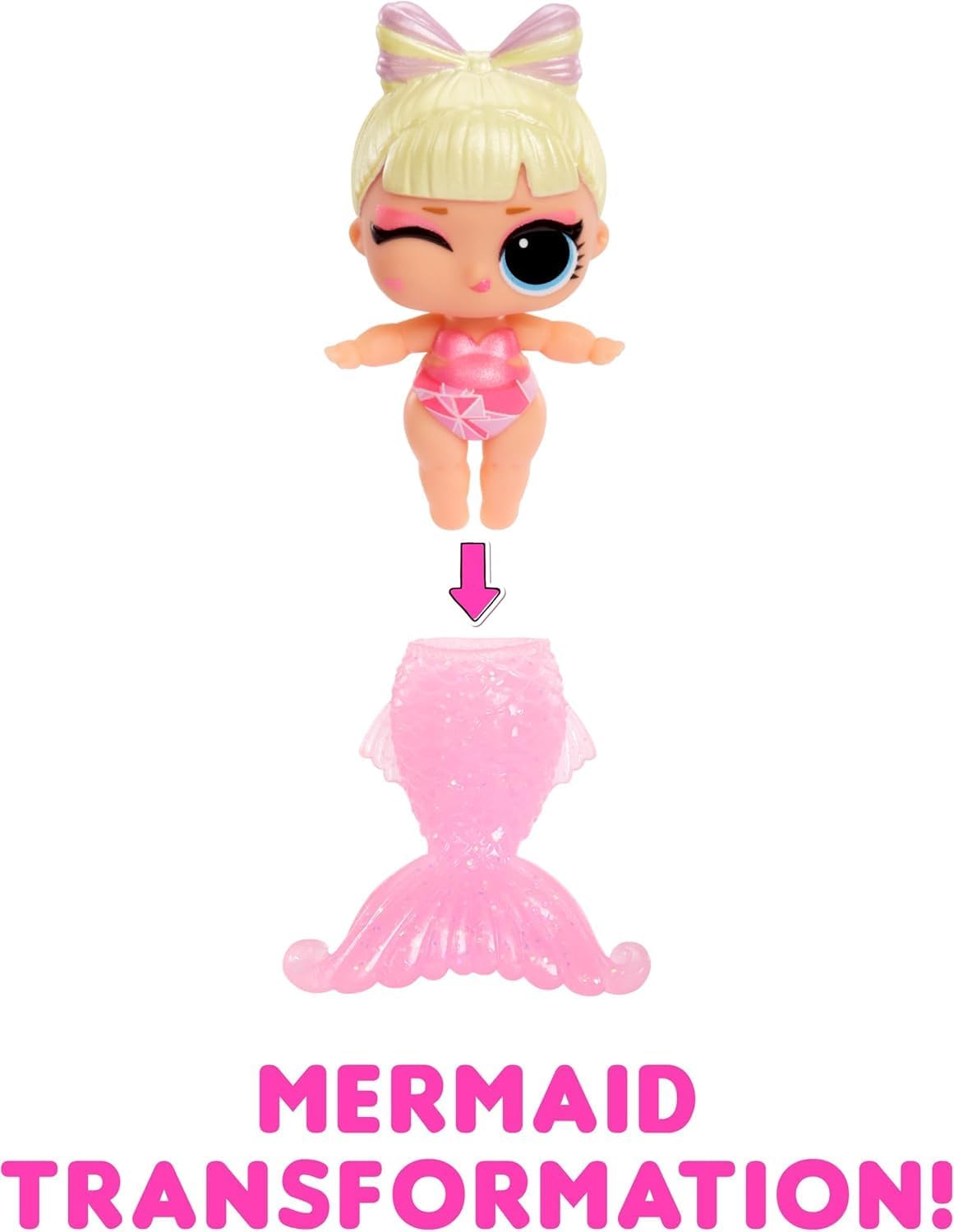 L.O.L. Surprise! Mermaids Baby Sisters - Colour-Changing Tails, 8 Random Dolls 2