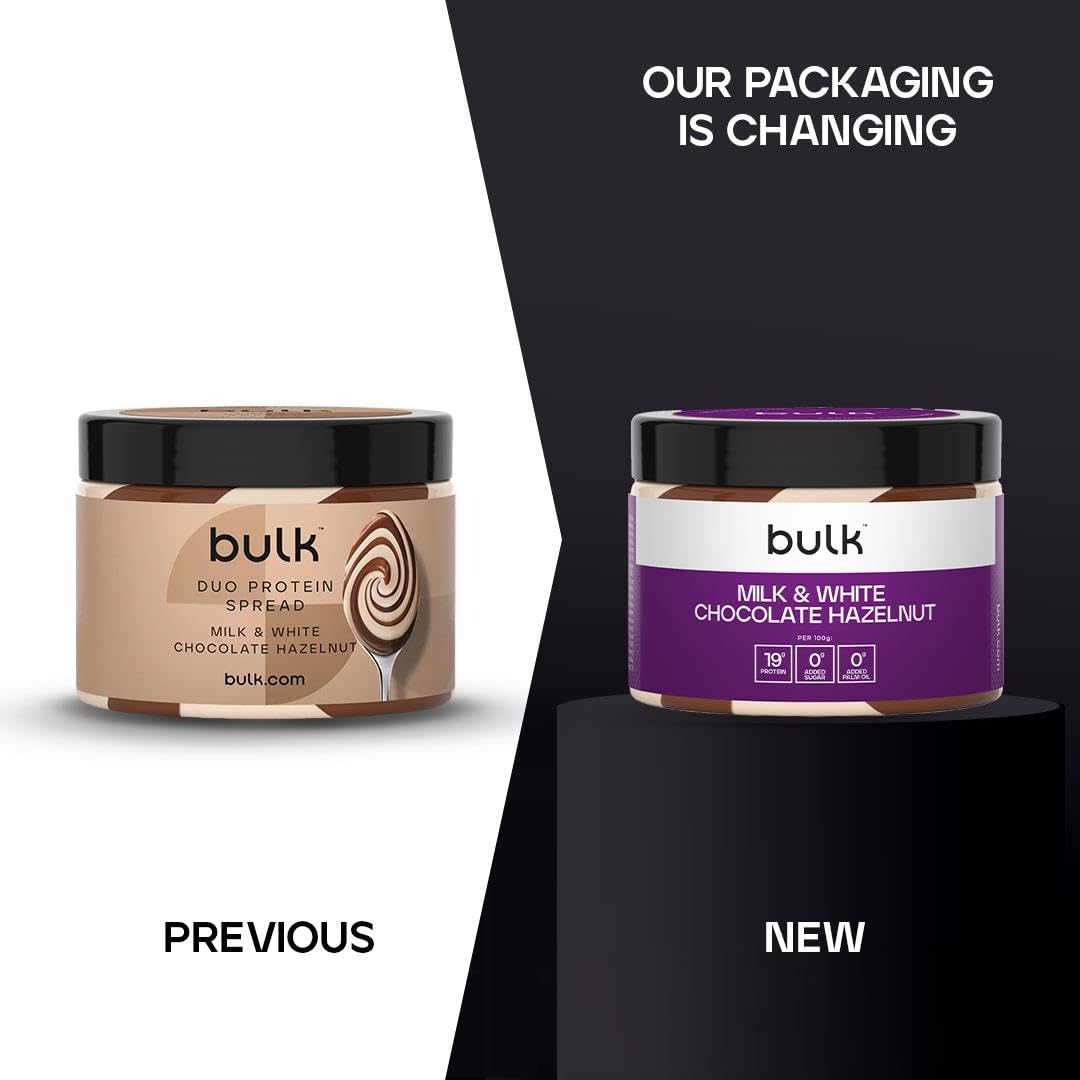 Bulk Protein Duo Spread Milk & White Chocolate Hazelnut 500g 4