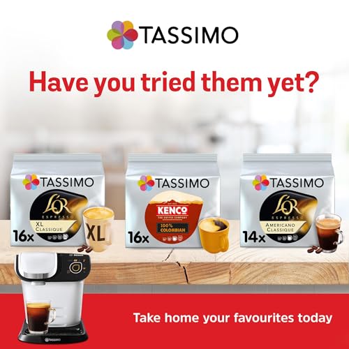 Tassimo Kenco Americano Smooth Coffee Pods (Pack of 16 T DISCs) - 5 Packs (80 Capsules Total)