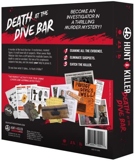 Hunt A Killer Death at The Dive Bar Immersive Murder Mystery Game 4