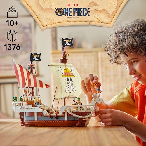 LEGO ONE PIECE Going Merry Pirate Ship - 1376-Piece Building Set for Ages 10+ 8