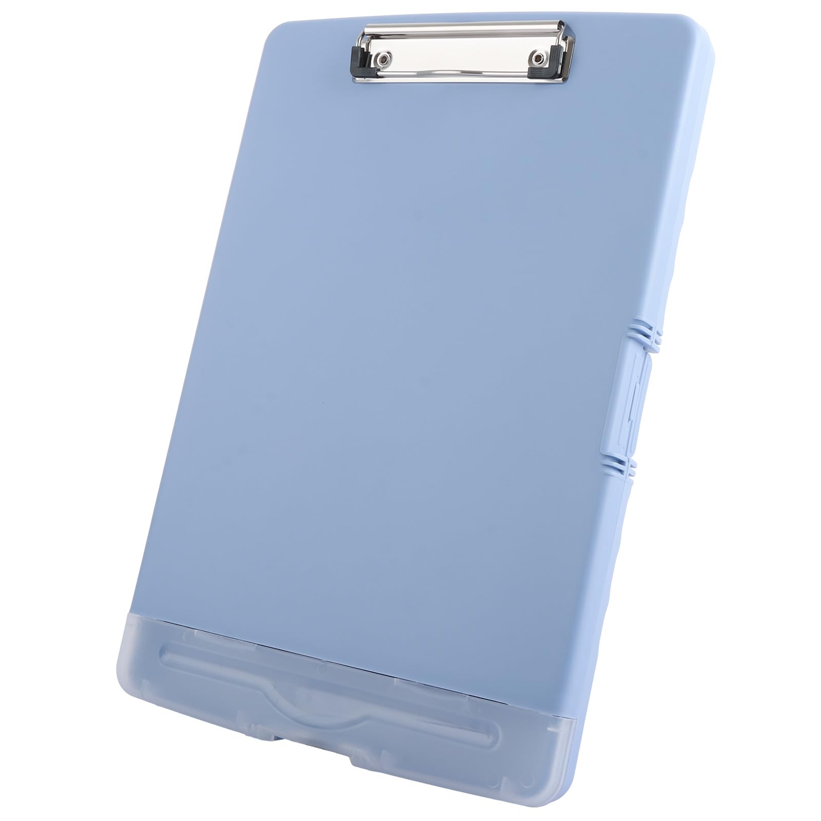 ASelected Plastic Clipboard with Storage for A4 Documents | Pen Holder | Blue 1