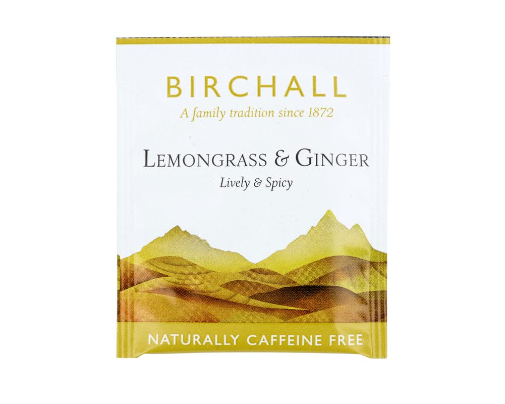 Birchall - Lemongrass & Ginger Tea Gift Set, 6 Boxes of 25 Enveloped Plant-Based Tea Bags 5