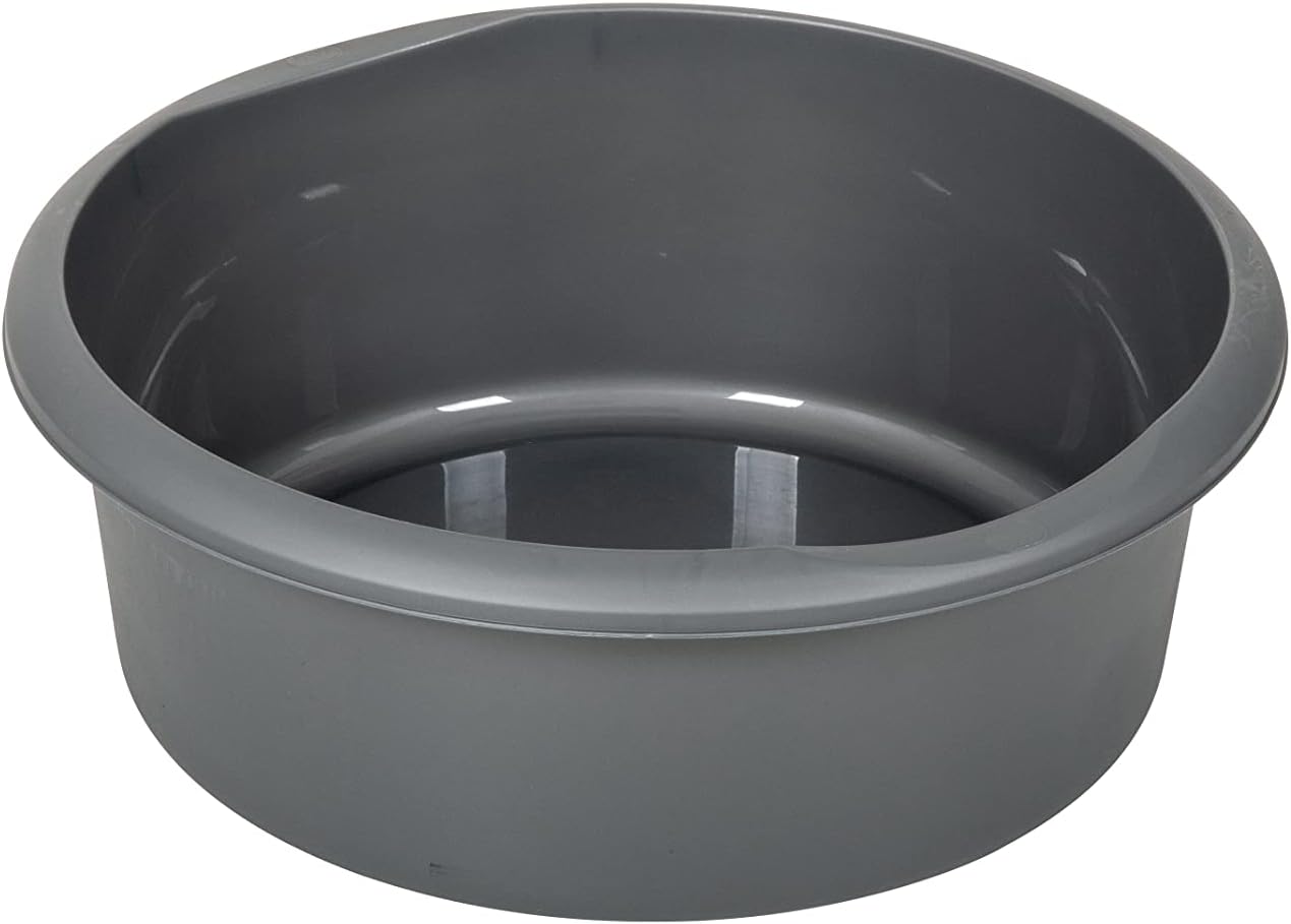 Addis - 7.7 Litre Round Bowl Metallic Silver 1