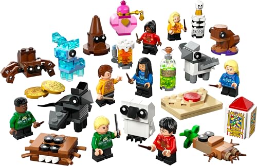 LEGO Harry Potter Advent Calendar 2025 - 278-Piece Building Set with 8 Minifigures & 6 Creatures for 7+