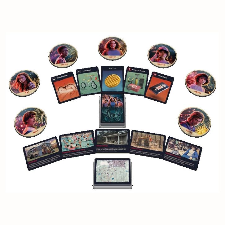 Repos | Stranger Things: Attack of the Mind Flayer | Brettspiel | Ab 10 Jahren | 4-10 Spieler | 20 Minuten Spielzeit