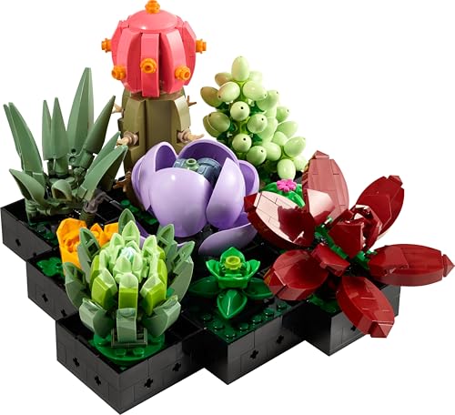 LEGO 10309 Icons Succulents Set - Artificial Plants for Adults, Home Décor & Building 13