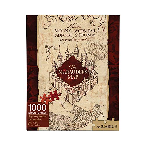 AQUARIUS Harry Potter Marauder's Map Jigsaw Puzzle - 1000 Piece Collectible Puzzle (65284)