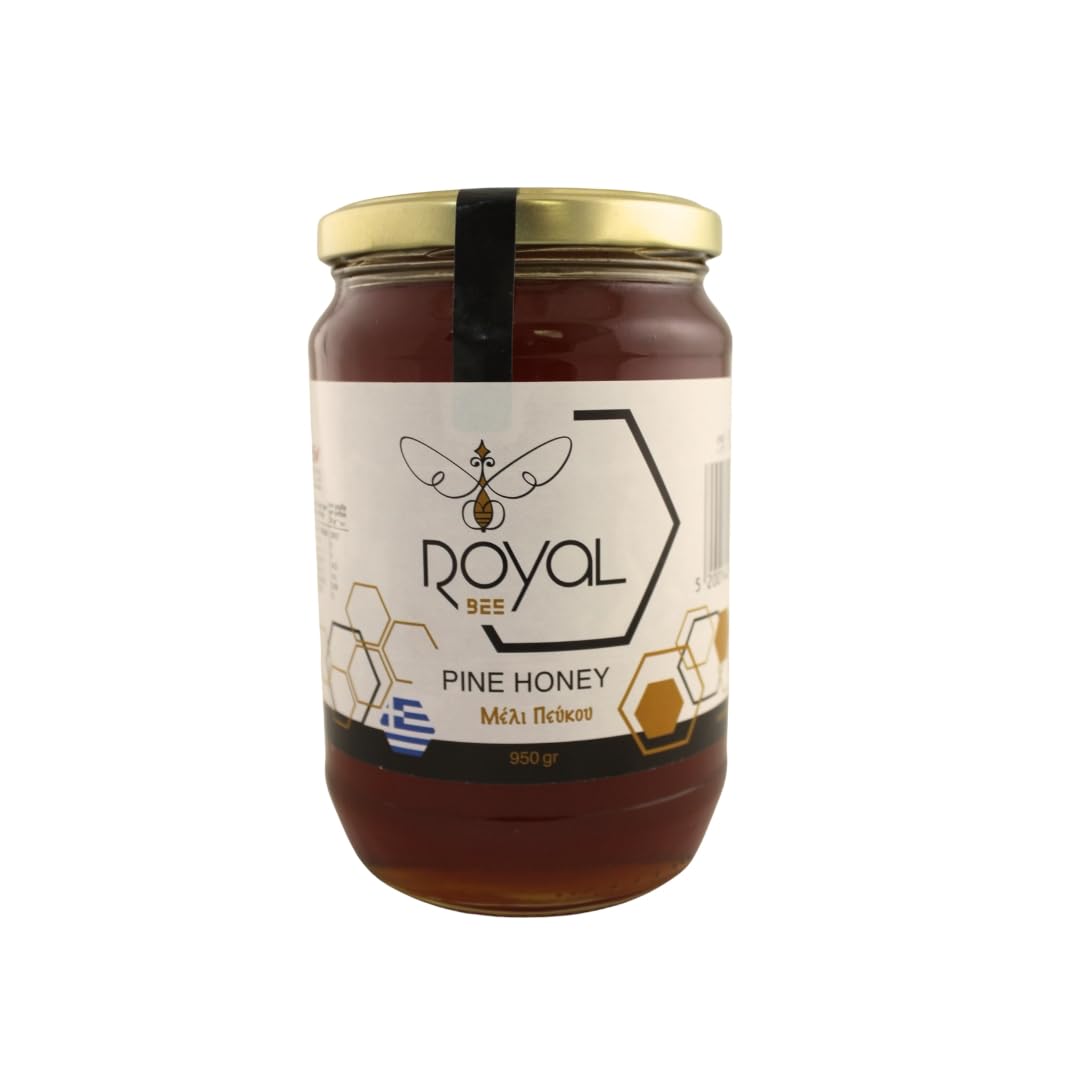 Royal Bee Greek Pine Honey - Low Sugar Flavor | High Nutritional Value | 950g 1