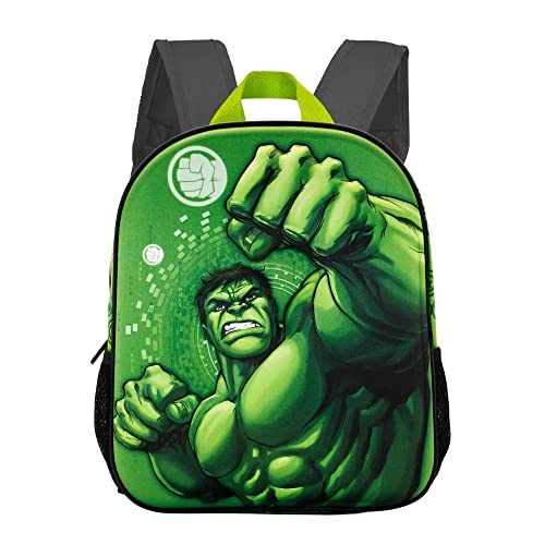 Hulk Fist-Kleiner 3D-Rucksack, Grün