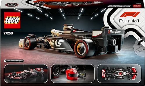 LEGO Speed Champions MoneyGram Haas F1 Team VF-24 Race Car Toy with Driver Minifigure - Building Set for 10+
