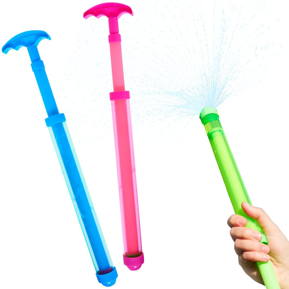 Baker Ross Firework Water Shooters - Pack of 3 | 41.5cm Length | Ages 3+