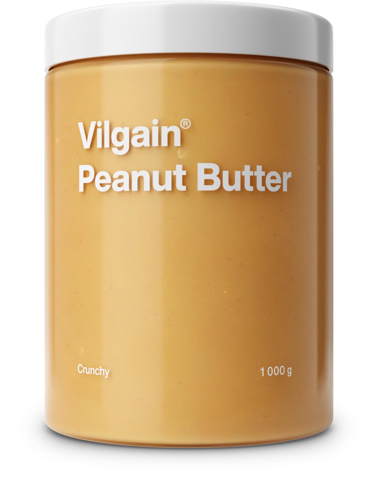 Vilgain Organic Crunchy Peanut Butter - 100% Peanuts, No Added Sugar or Palm Oil | 1000g
