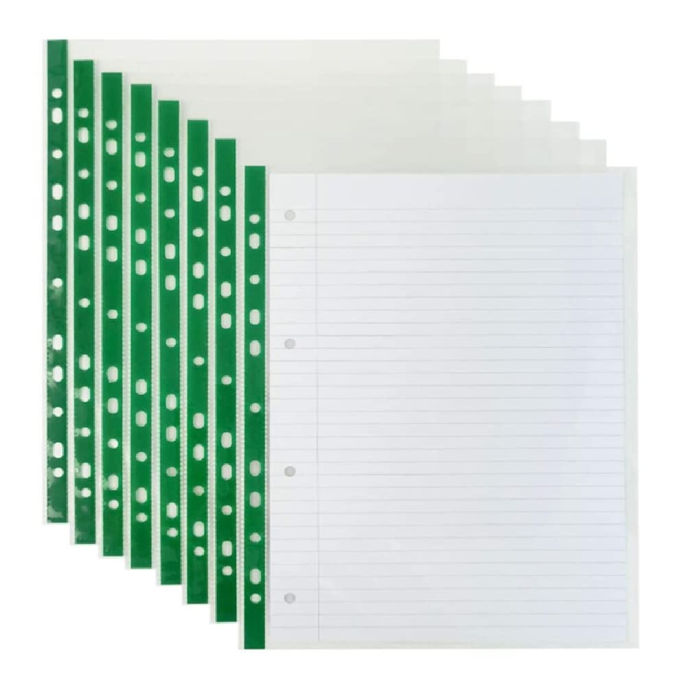 G4GADGET A4 File Pockets - 200 Pack | 50 Micron Polypropylene | 15 Sheet Capacity
