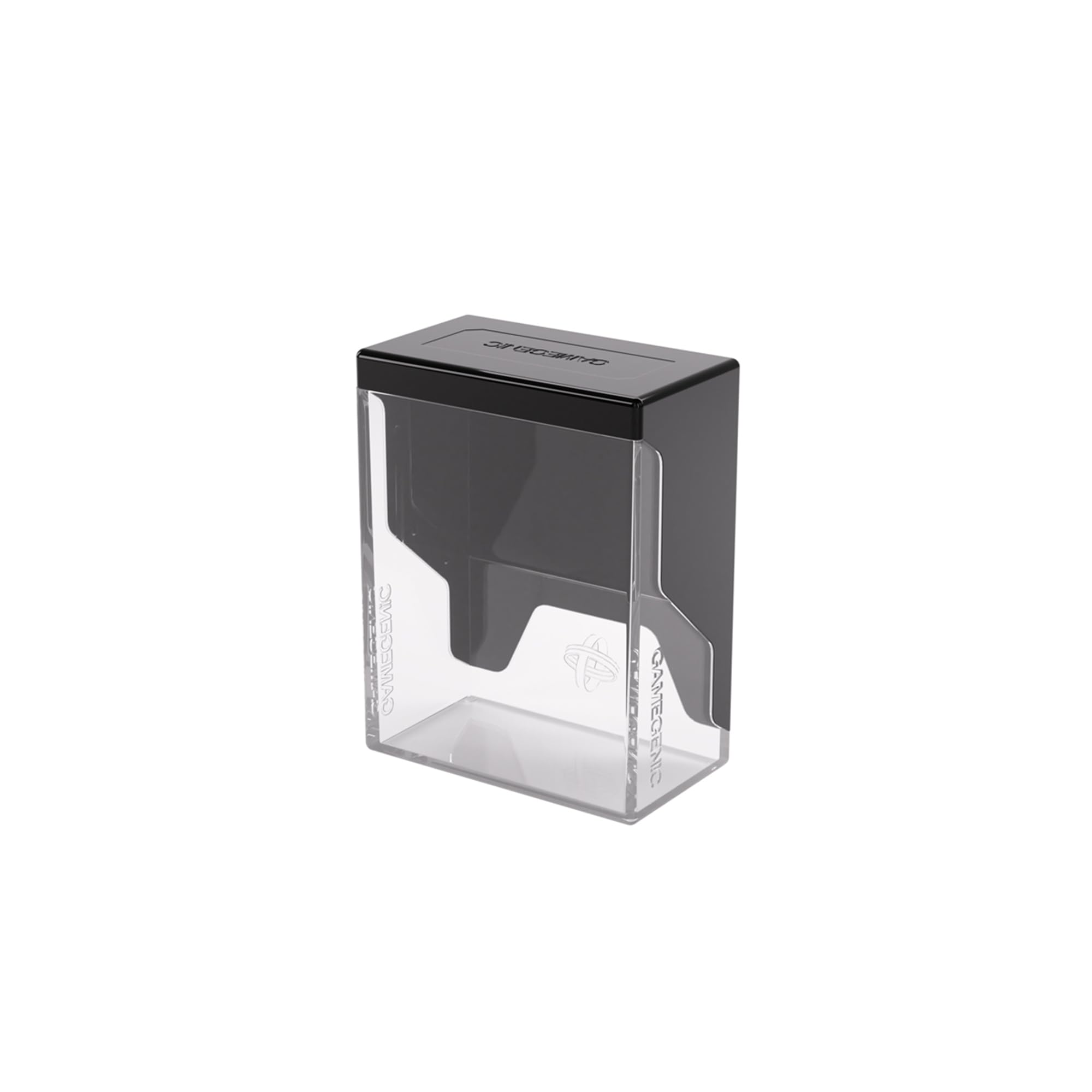 Gamegenic Bastion 50+ XL Deck Box - Secure Closure | Portable | Black/Clear 1