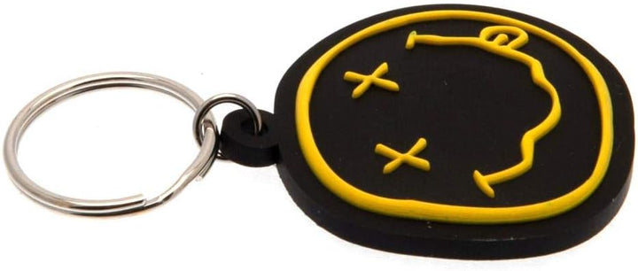 Pyramid International Nirvana Smiley Rubber Keychain (RK38787C)