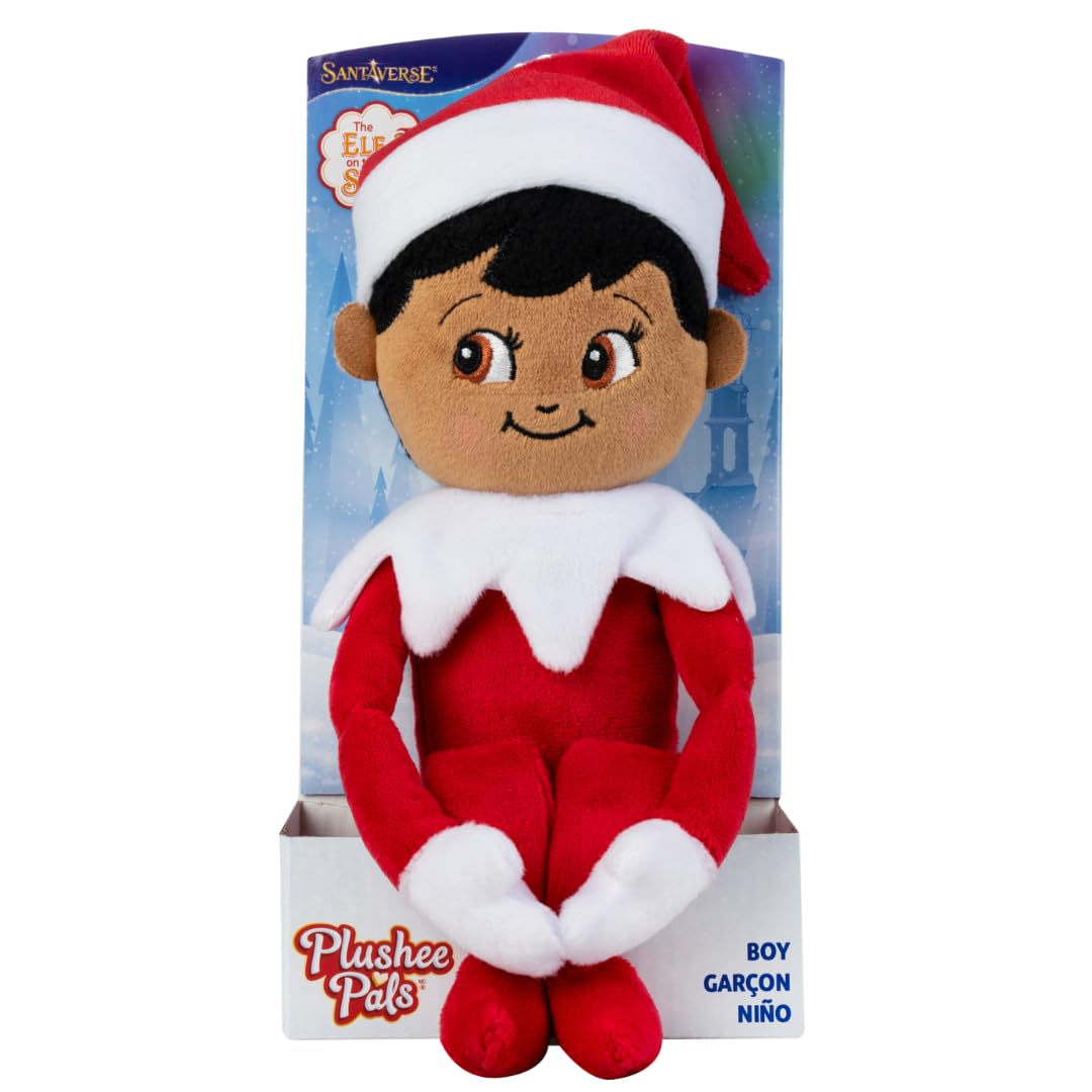 The Elf on the Shelf Plushee Pals - 17" Cuddly Scout Elf Toy for Ages 0-10