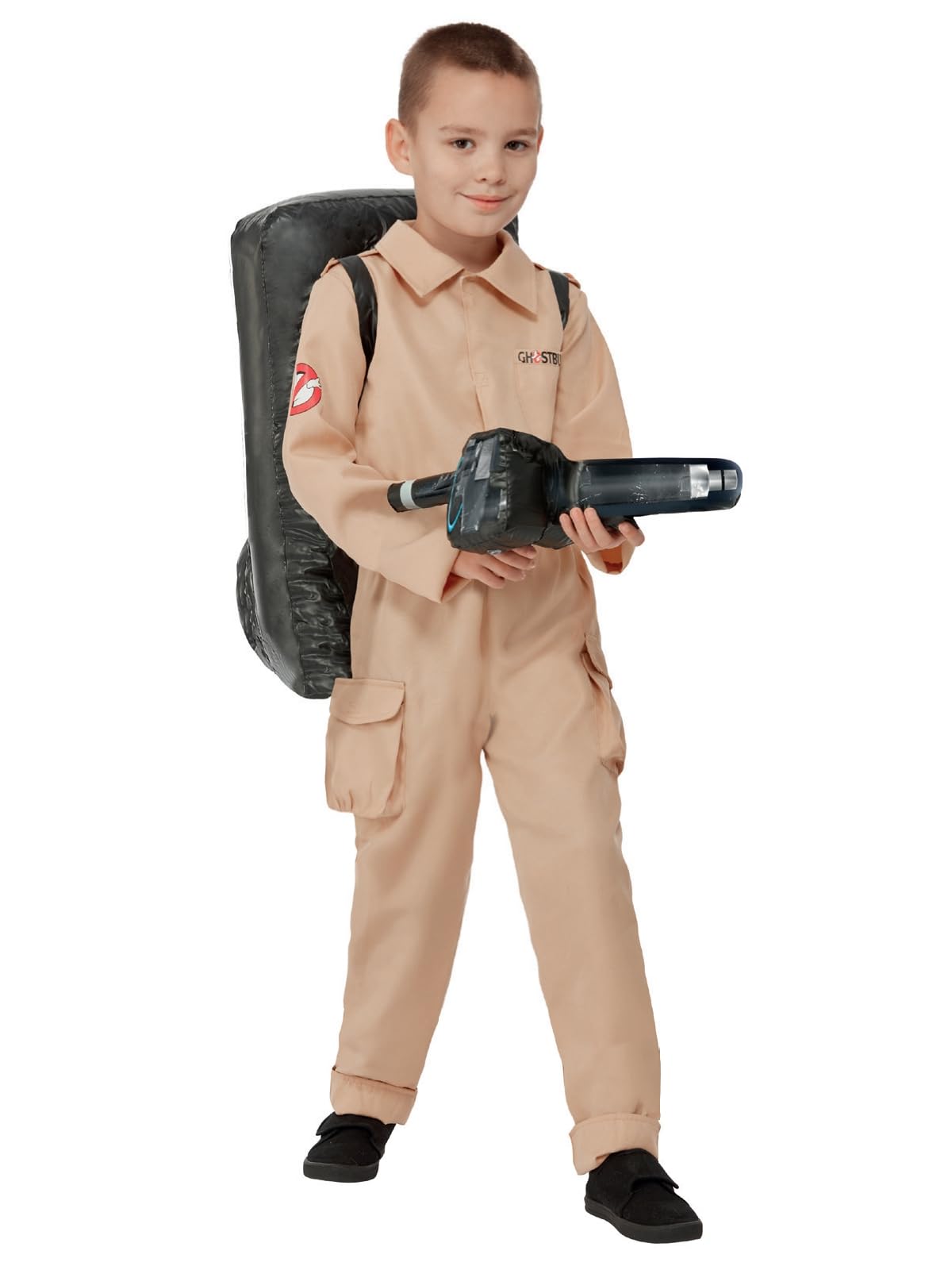 Smiffys Ghostbusters Child's Jumpsuit Costume with Inflatable Backpack 1