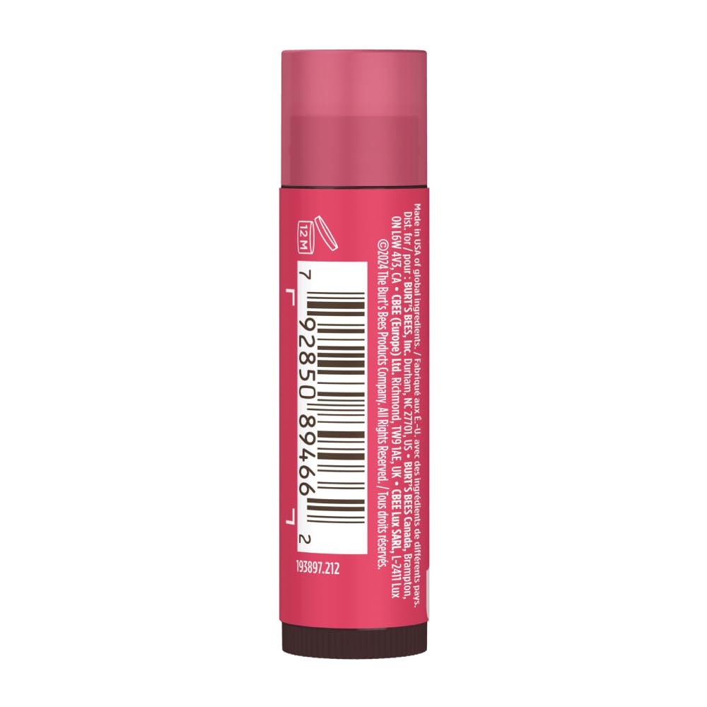 Burt's Bees Tinted Lip Balm Rose with Shea Butter - 4.25 g, Pack of 2