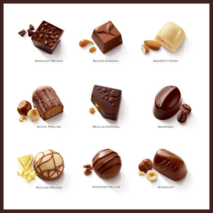 Thorntons Continental Assorted Milk, Dark & White Chocolate Gift Box, 264g