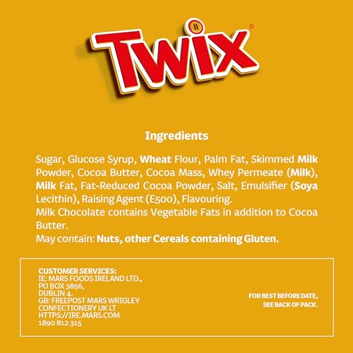 Twix - Xtra Salted Caramel Chocolate Biscuit Twin Bar, 75g